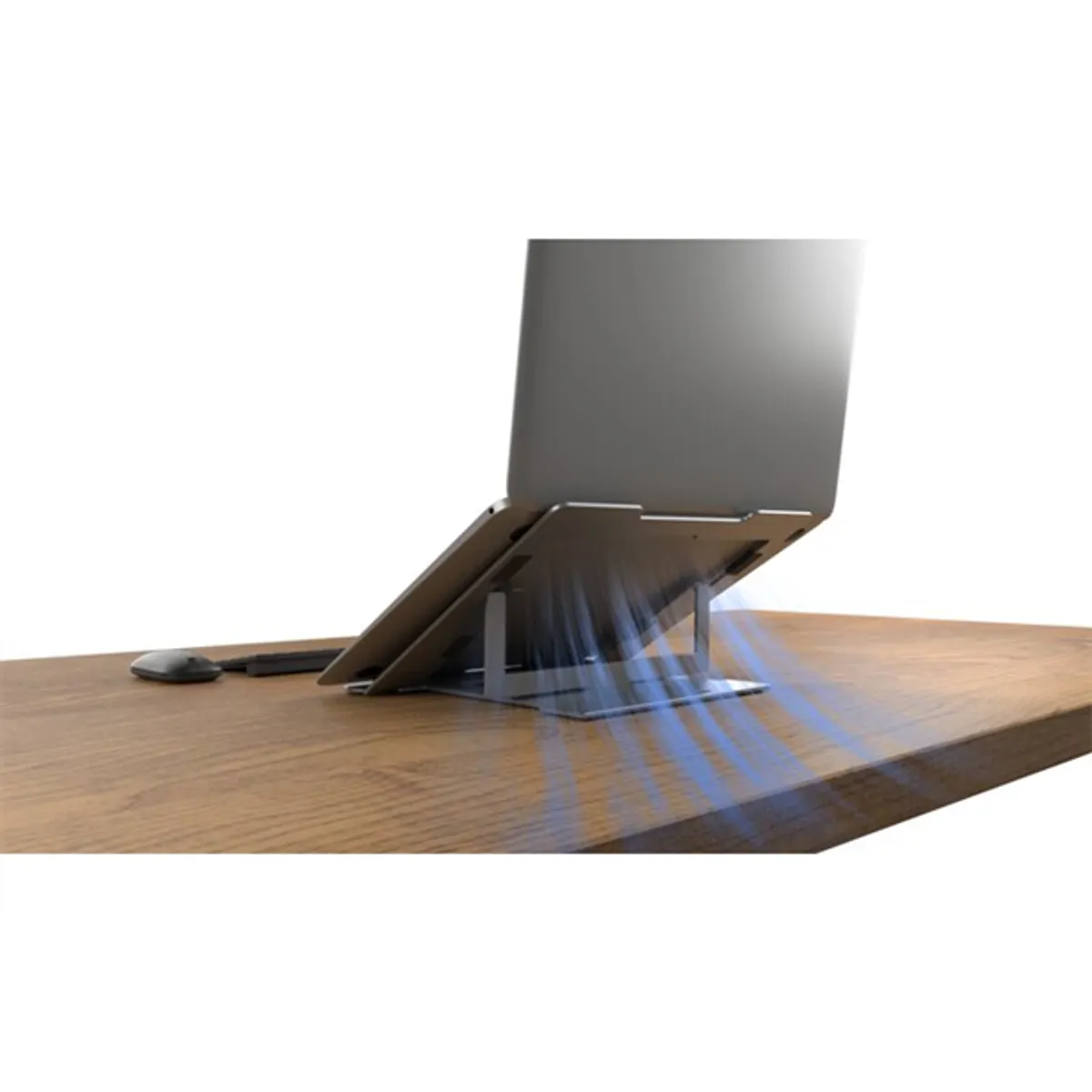 Kensington K50417WW Easy Riser alumínium laptopállvány 6 fokozatú magasságállítás 86-118 mm 22-33 fok 16"-os laptophoz 0,4 kg #3