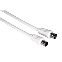 HAMA 00205028 Antennakábel 75 ohm 1,5 m fehér kettős árnyékolás
