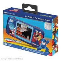 MY ARCADE DGUNL-4191 Mega Man Pocket Player Pro 2.75" kijelző, beépített hangszóró, 4 AA elemmel vagy USB-C-kábellel