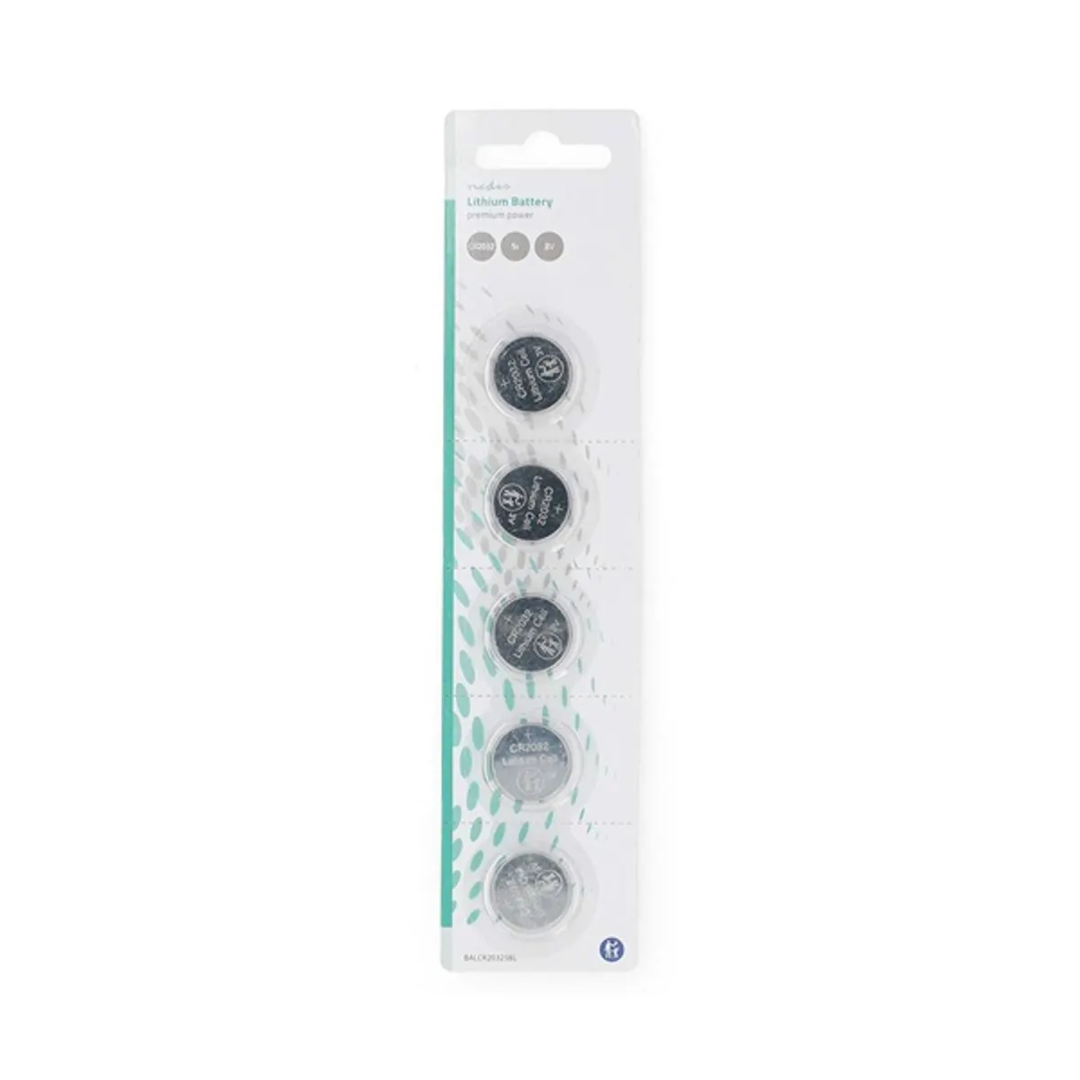 Nedis BALCR16325BL CR1632 3V lítium gombelem 5db csomag #1