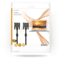 Nedis CCGP32001BK30 DVI-D 24-1 kábel 3m fekete nikkelezett érintkezők #3