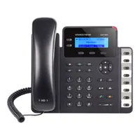 Grandstream GXP1628 2-soros sip telefon kihangosítás hívószám kijelzés hívás időtartam kijelzés