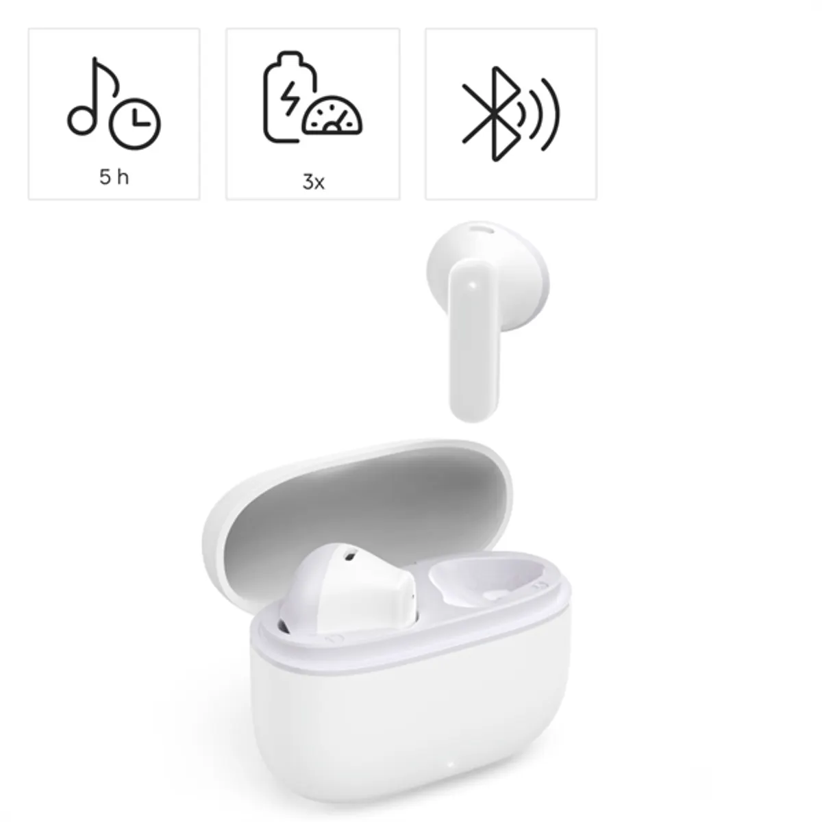 Hama 00221753 Freedom Light II fekete in-ear Bluetooth 5.3 érintésvezérlés USB-C töltőtok #2