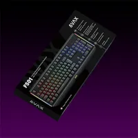 AVAX AVAX_FS01B FS01B Full size mechanikus billentyűzet alumínium vázzal Outemu barna kapcsolóval RGB hot-swappable, magyar kiosztás #5