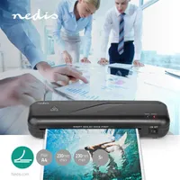 Nedis LAMI112BK4 laminálógép A4 fekete 23 cm per perc 125 mikrométer #4