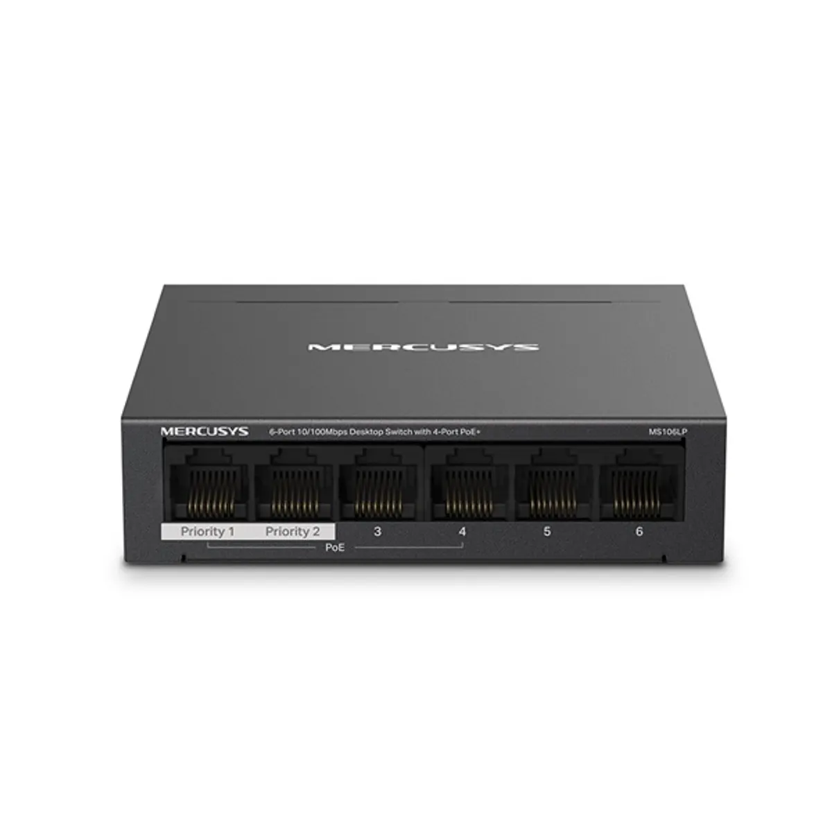 TP-LINK MS106LP 6-portos 10-100 Mbps asztali switch 4 PoE porttal 40W #1