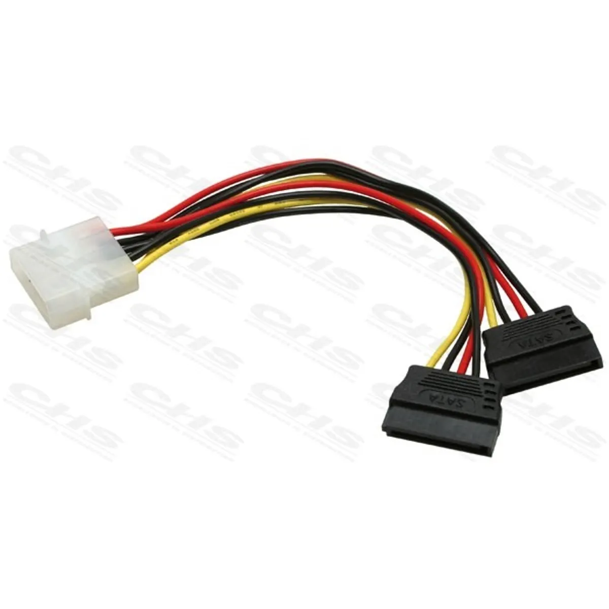 ROLINE 11.03.1050 Molex to 2x SATA táp Y-elosztó 0,2 m #1