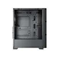 CHIEFTEC AS-02B-TG-OP Pro Midi TG edzett üveg ATX, Micro ATX, Mini-ITX támogatás, 3x2,5" és 2x3,5" meghajtóhelyek, elől USB-C, USB 3.0, USB 2.0 #3