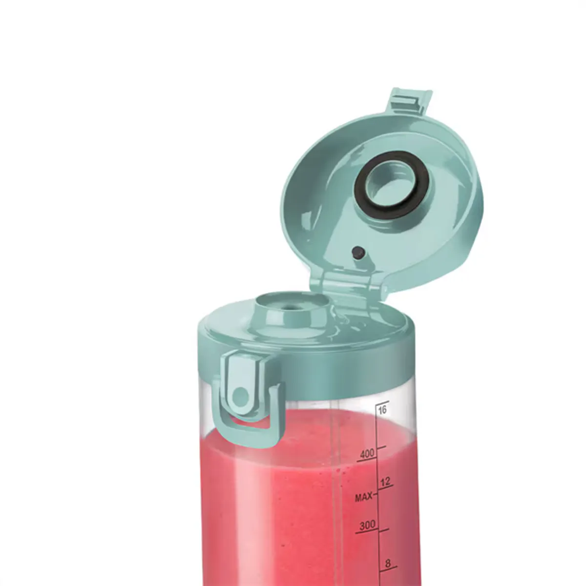 NUTRIBULLET NBP003.LBL hordozható turmixgép 475ml világoskék usb-c töltés 2000mAh #2