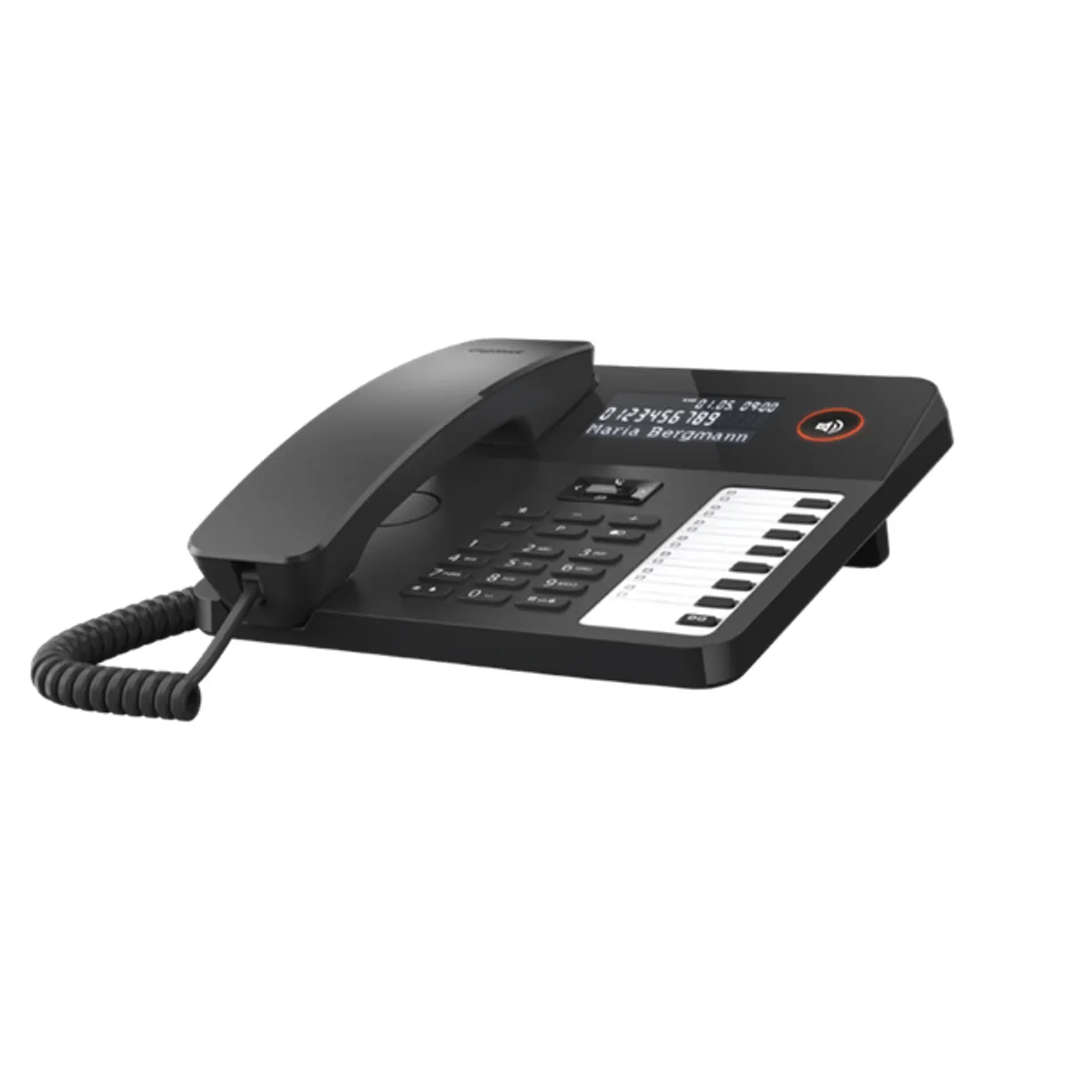 GIGASET S30350-H224-S201 Desk 600 Vezetékes analóg telefon 3 soros LCD kijelző VIP csengőhang 14 tárcsázó gomb 100 bejegyzés #3