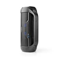 Nedis SPBB310BK Partymagnó Bluetooth 5.0 40 W RMS 120 W csúcs 3000 mAh IPX5 10 m hatótávolság USB AUX microSD fekete #3