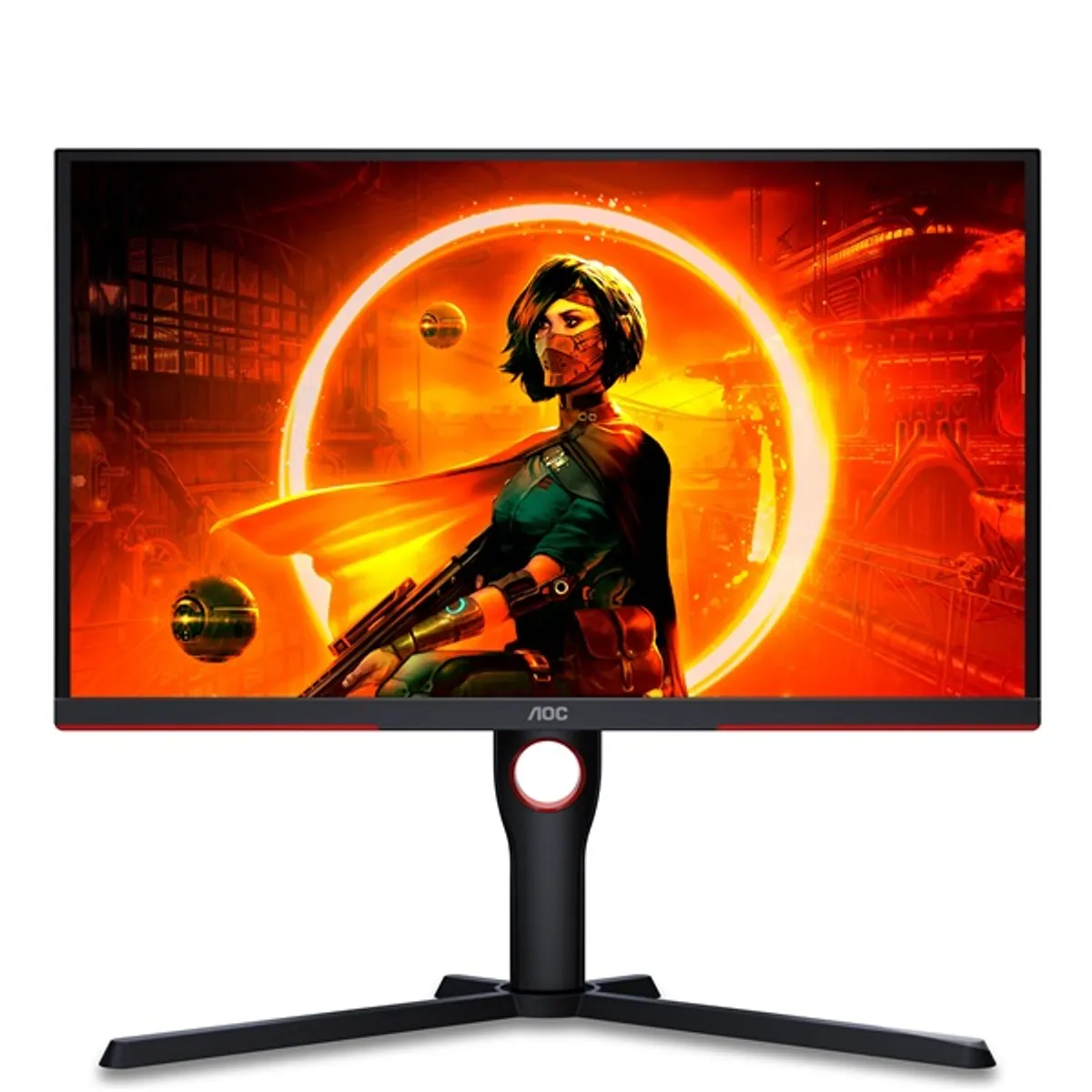 AOC 25G3ZM-BK 24,5" FHD VA 240 Hz 1 ms Freesync Premium Pivot állítható magasság 100x100 VESA #2
