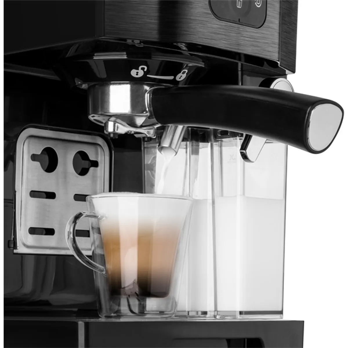 SENCOR SES 4040BK Kávéfőző karos 20 bar 1,4 L őrölt kávéval használható #8