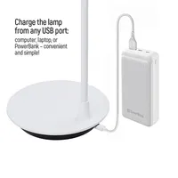 COLORWAY CW-DL12FB-W Asztali LED lámpa hordozható és rugalmas 360, 3 fényhőmérséklet, beépített akkumulátor, 36 LED, 4W, USB-C #4