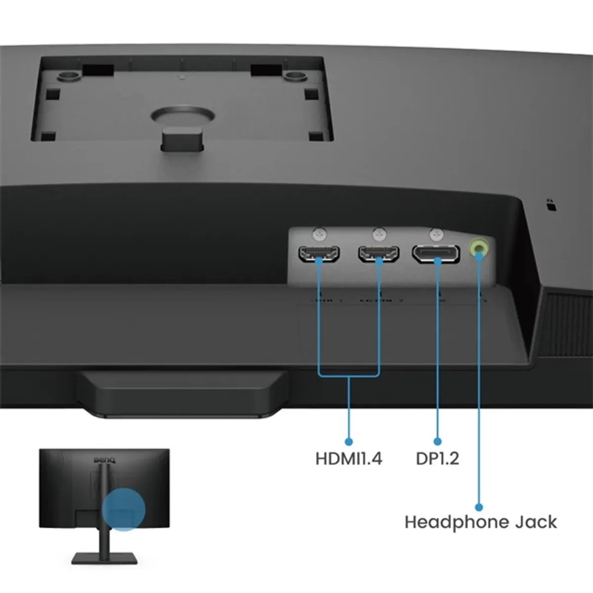 BenQ 9H.LMGLJ.LBE BL2790T 27" IPS 1920x1080 5ms 100Hz HDMI DisplayPort 2x2W hangszóró Dönthető #4