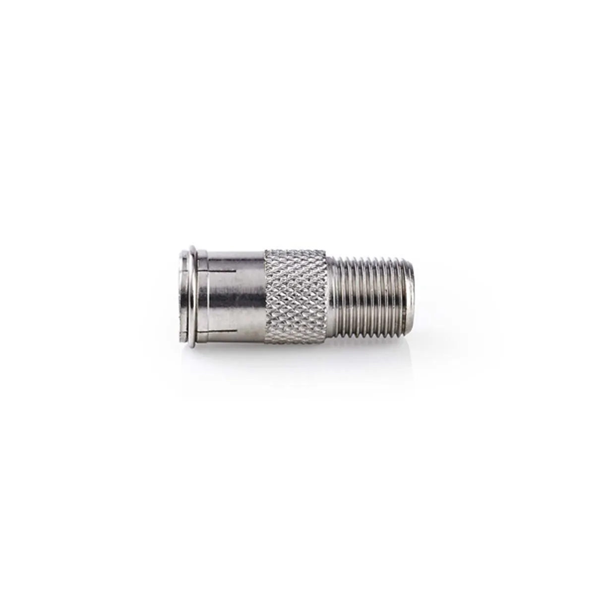 Nedis CSGP41956ME Műholdas és antenna adapter 10 db F férfi gyors, F nő, 75 Ohm, egyenes, nikkelezett, fém #1