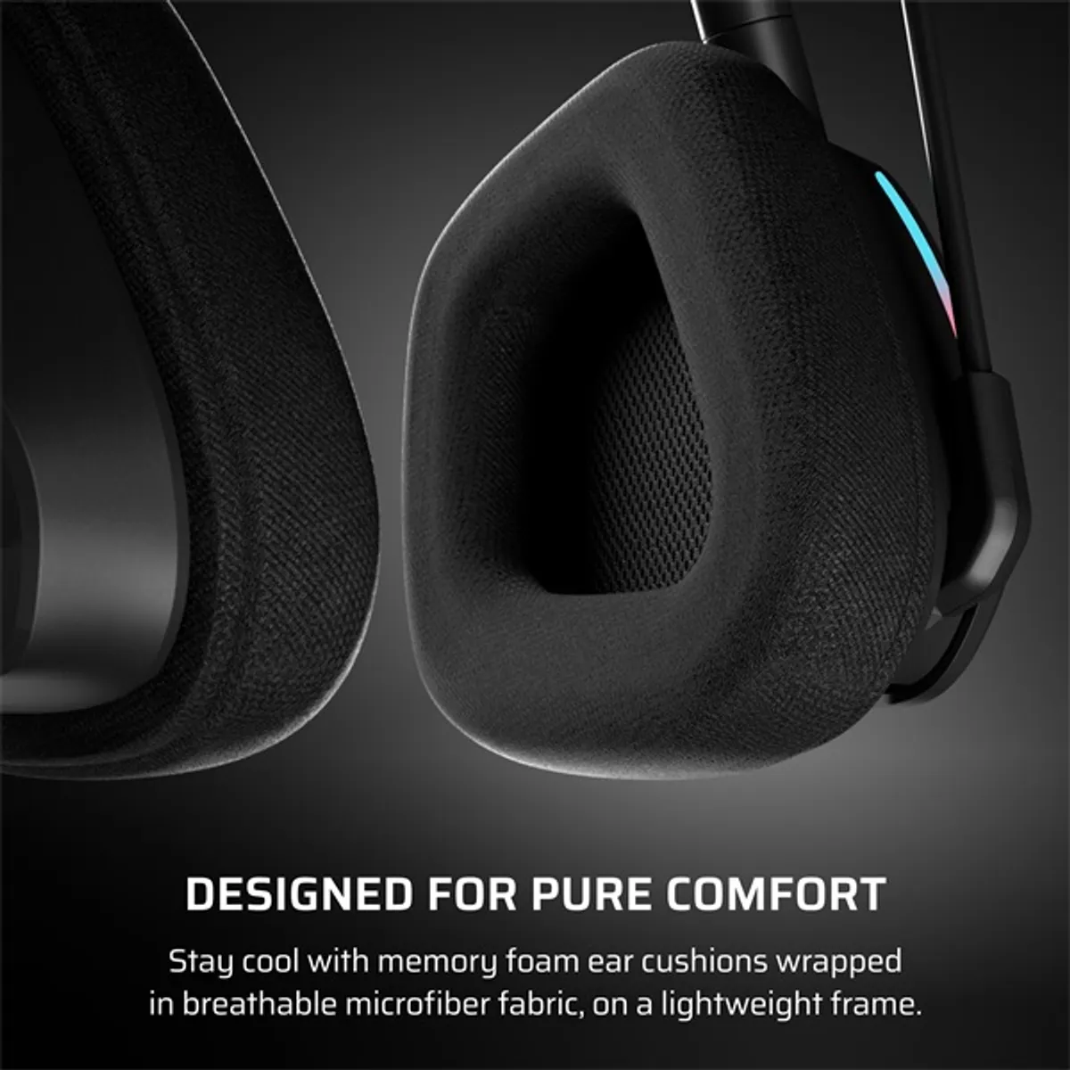 Corsair CA-9011379-WW VOID wireless v2 gaming fejhallgató Dolby Atmos karbon #5