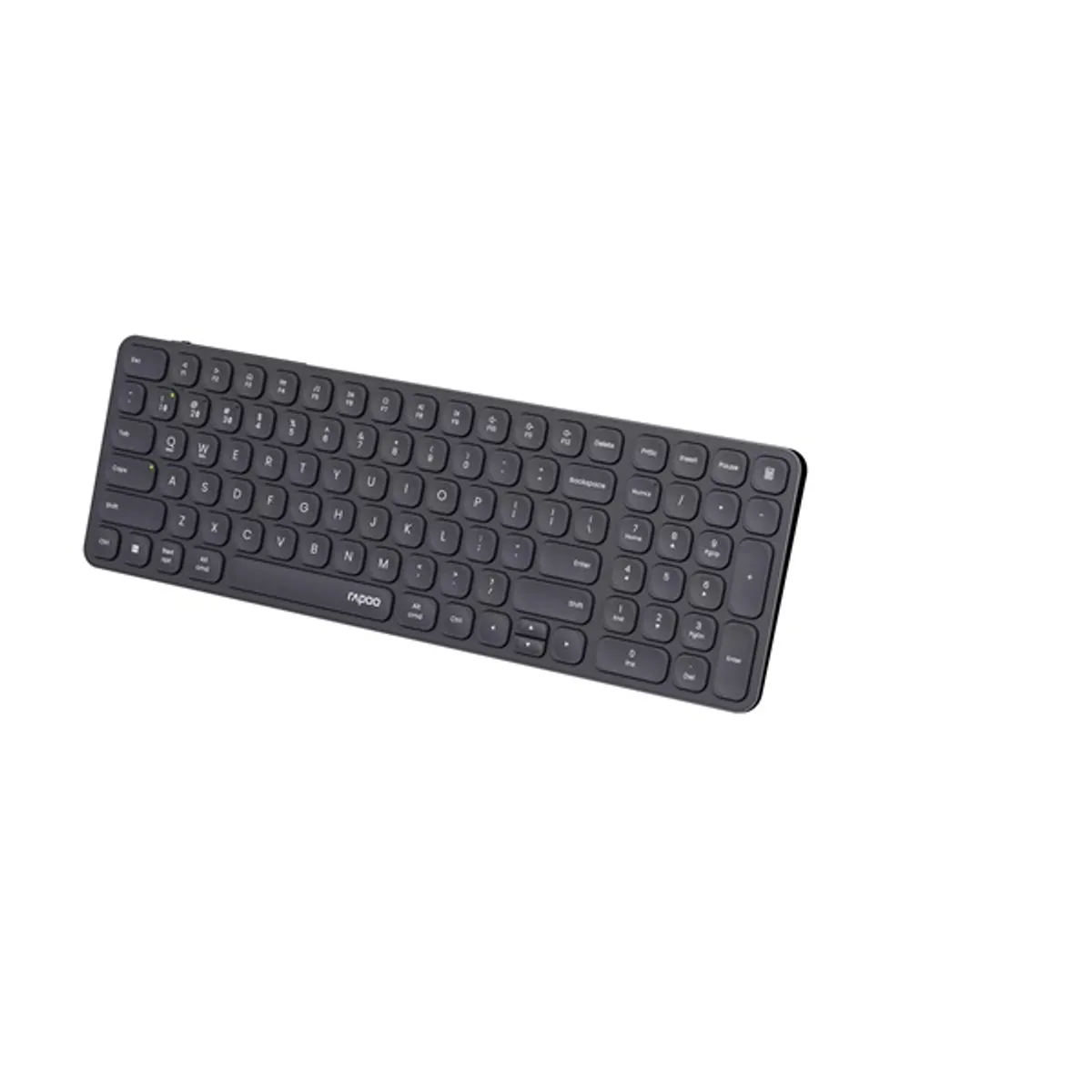 Rapoo 00228071 E9710M vezeték nélküli billentyűzet sötétszürke alumínium ház, 2,4 GHz és Bluetooth 4.0 és 5.0, 10 m hatótáv #3