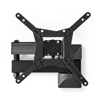 NEDIS TVWM31BK dönthető fali TV-tartó 10-32" VESA 75x75 100x100 200x100 200x200 0-15 fok 0-180 fok faltávolság 68-370 mm 1 monitor 30 kg 3 forgáspont #3