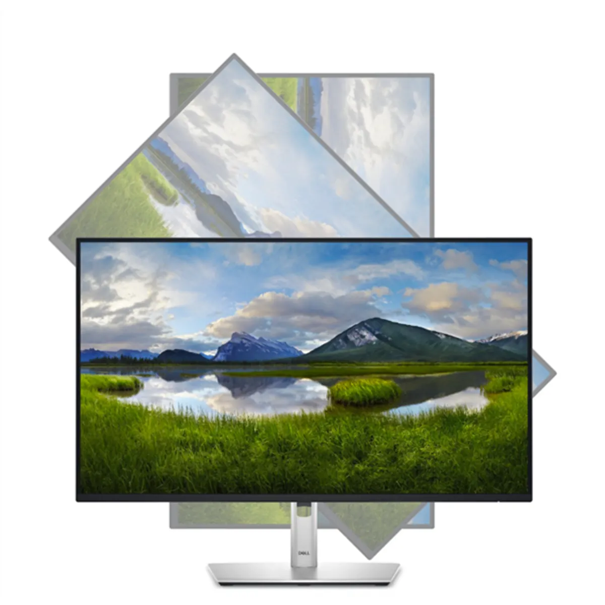 DELL SNP 210-BMGC 27" IPS FHD kijelző 100 Hz USB-C USB-A VGA HDMI DP VESA 100x100 beépített tápegység pivot tilt rotate állítható magasság fekete #3