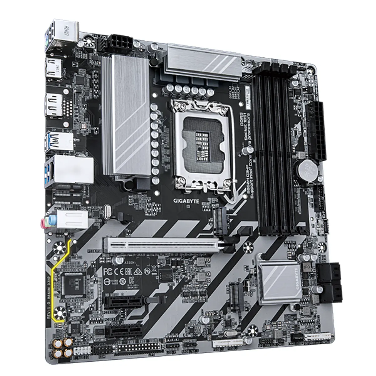 GIGABYTE B860M D3HP alaplap microatx ddr5 256gb 4x dimm pcie 5.0 2x m.2 hdmi displayport #1