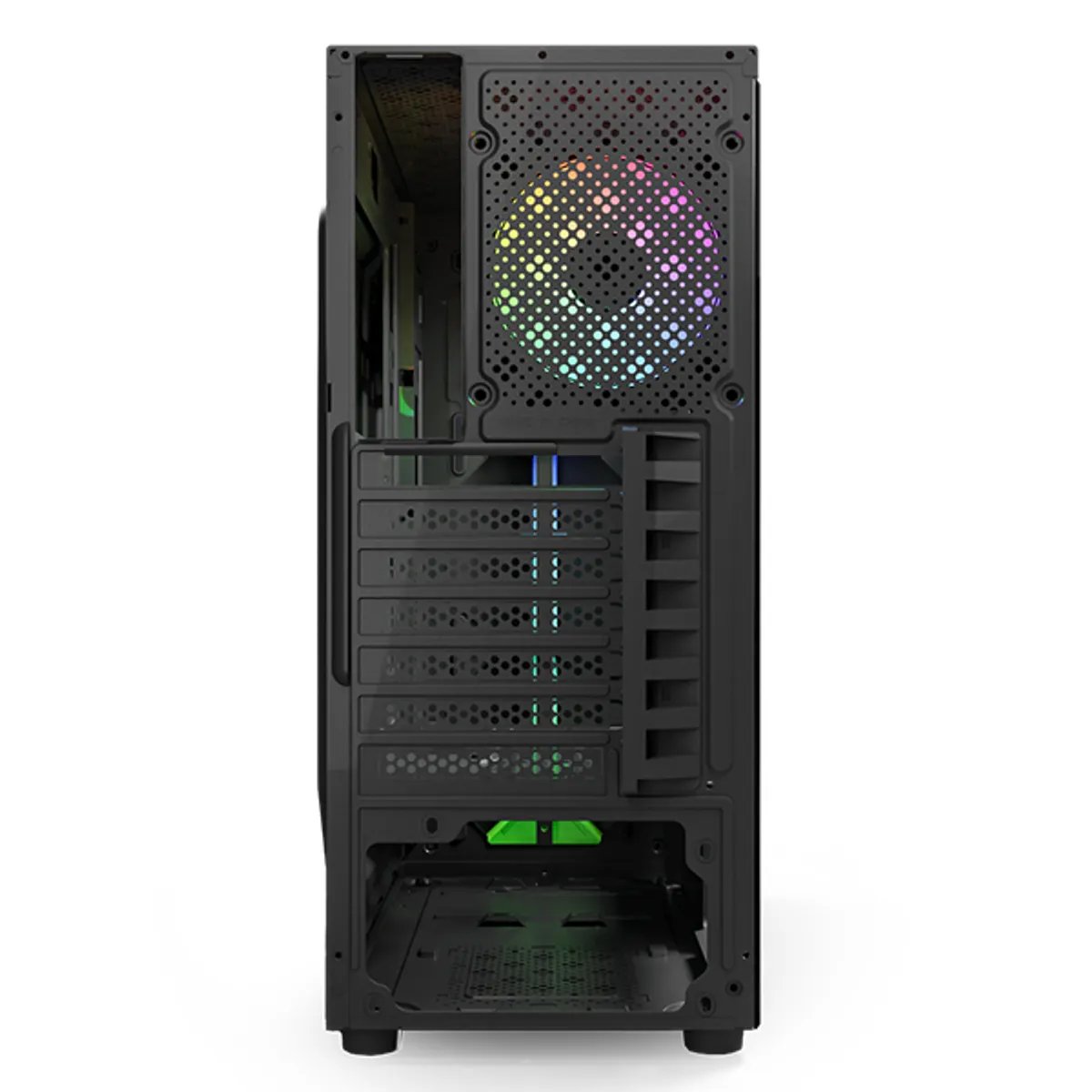 NJOY CSMD-AE00UAI-BL01B Anil ablakos midi ATX fekete RGB #3