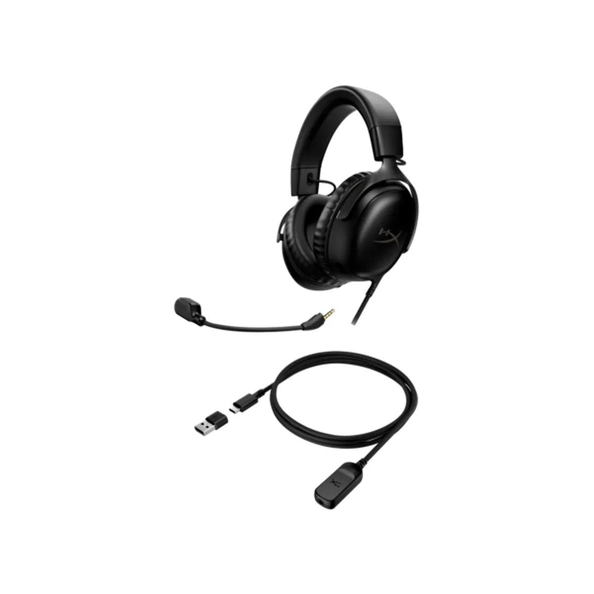 HP HYPERX 727A8AA Gaming fejhallgató USB mikrofonnal sztereó vezetékes fekete Windows #3
