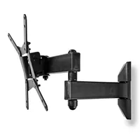 NEDIS TVWM31BK dönthető fali TV-tartó 10-32" VESA 75x75 100x100 200x100 200x200 0-15 fok 0-180 fok faltávolság 68-370 mm 1 monitor 30 kg 3 forgáspont #2