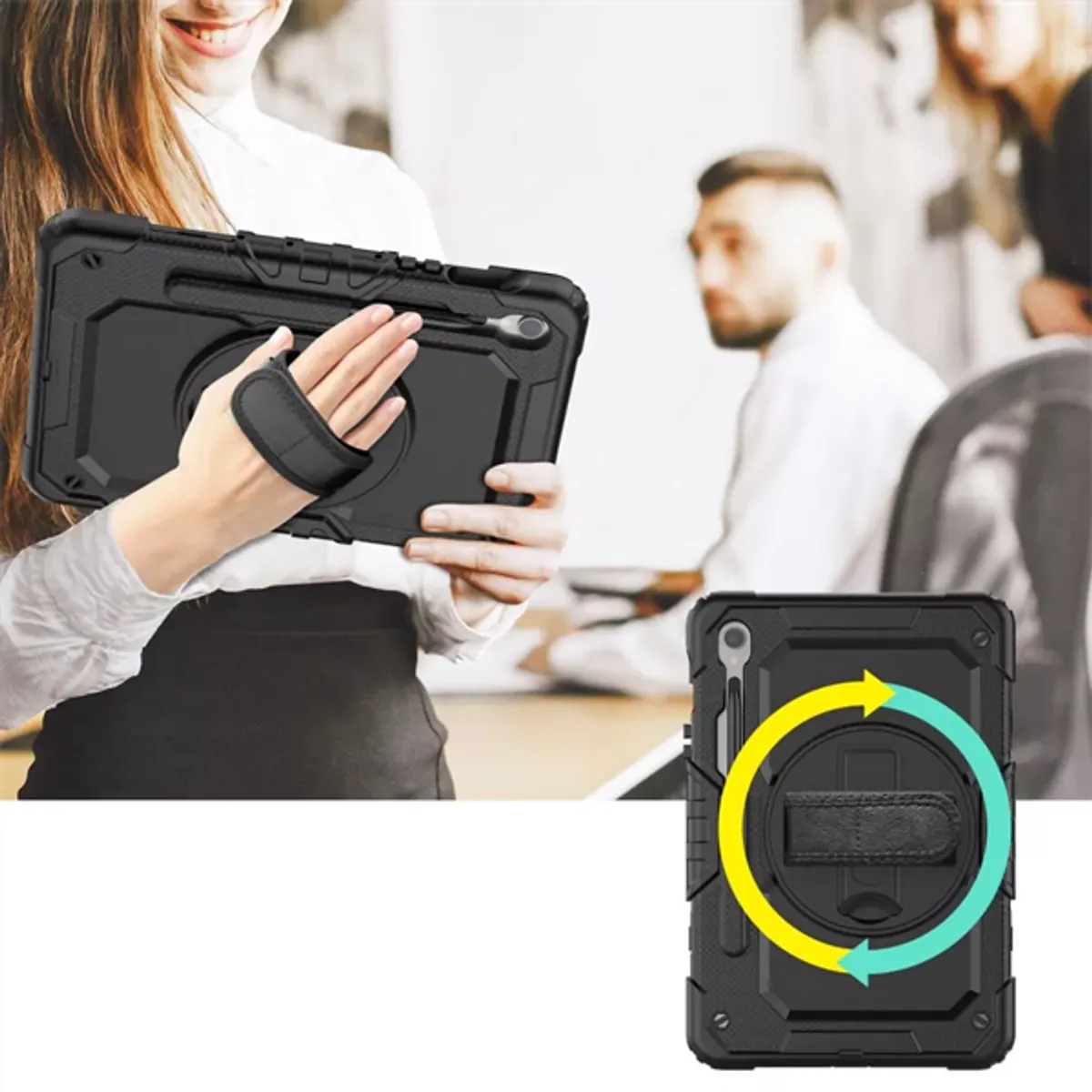 TECH-PROTECT TP606249 tok 12,4" fekete műanyag #4