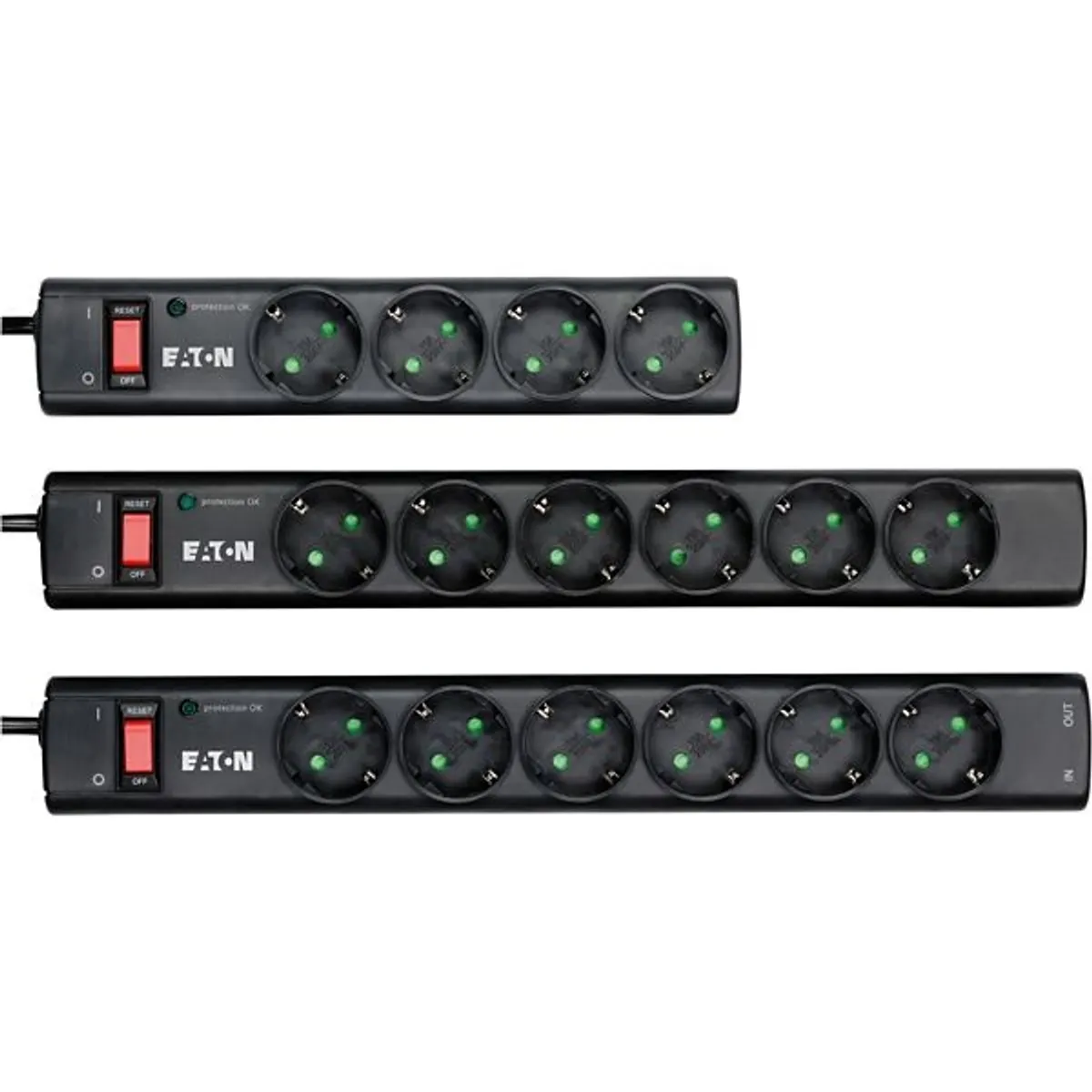 EATON PS4D Túlfeszültségvédő elosztó 4 DIN 1 m 220-250 V 10 A #1