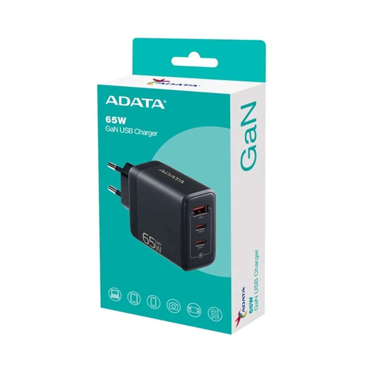 ADATA CHARGERU-0653-QCPDBK Adapter #1