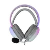 Whiteshark WS GH-2342W fejhallgató 2x3,5 mm és USB fehér vezetékes mikrofonos PC, PS4-5, XBOX, MAC #3