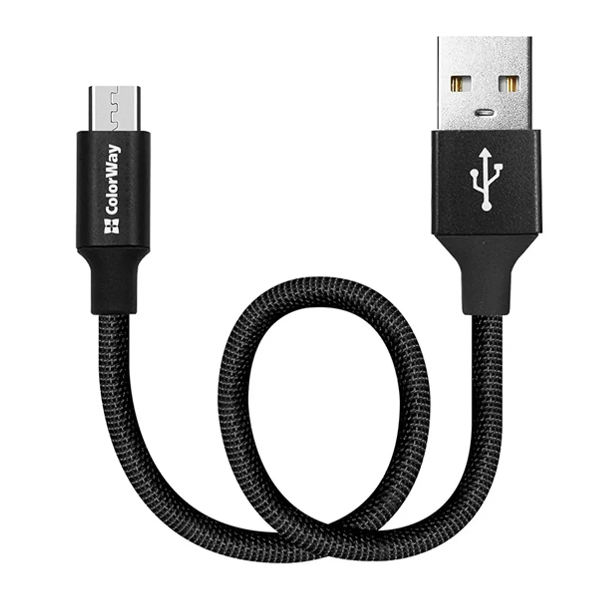 COLORWAY CW-CBUM048-BK USB-A to MicroUSB adat- és töltőkábel 0,25 m fekete #2