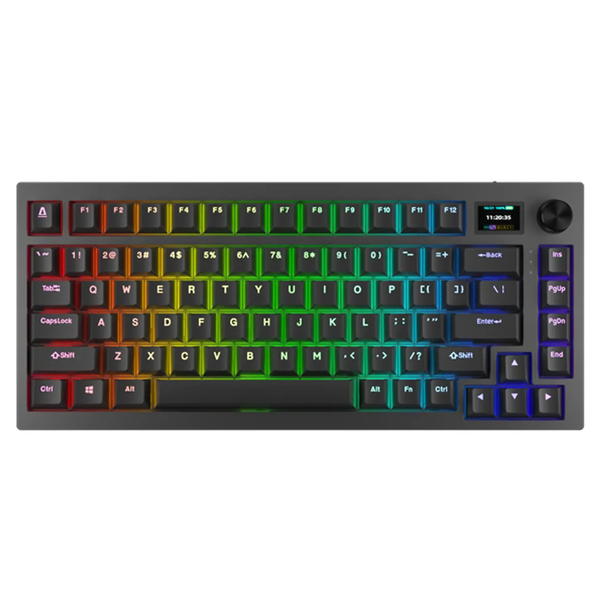 AVAX AVAX_GM02Y_PRO GM02Y PRO 75 százalékos gasket mount RGB tri-mode mechanikus Gateron sárga kapcsolók magyar kiosztás 4000mAh TFT kijelző #3
