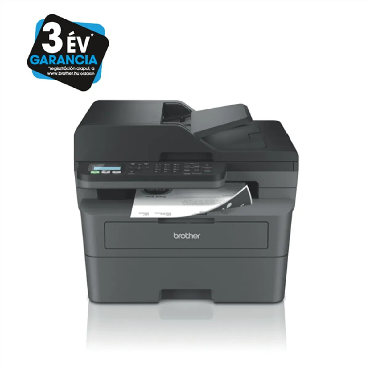 BROTHER MFCL2802DNYJ1 MFC-L2802DN monó 32ppm 1200x1200dpi ADF 50 lap kétoldalas nyomtatás LAN USB #1