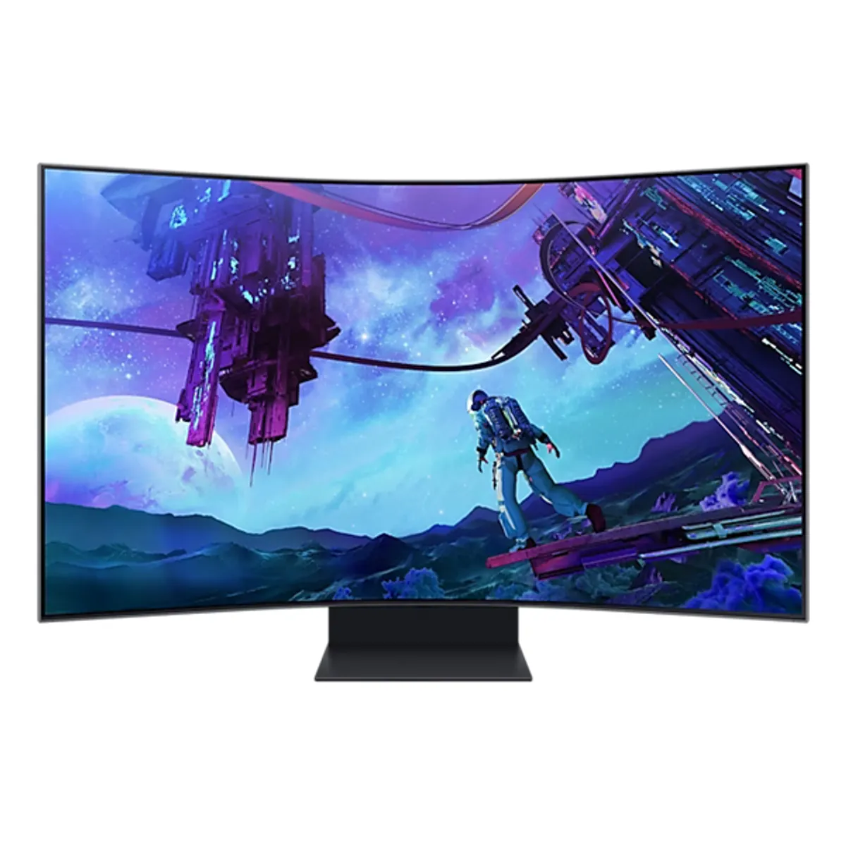 SMG MON LS55CG970NUXDU játékmonitor 55" UHD 3840x2160 165 Hz VA 1000R HDR 1 ms HDMI DP USB beépített hangszóró #8