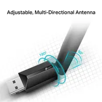 TP-LINK ARCHER T2U PLUS AC600 kétsávos USB adapter USB 2.0 600 Mbps 2,4 GHz és 5 GHz 5 dBi antenna #2
