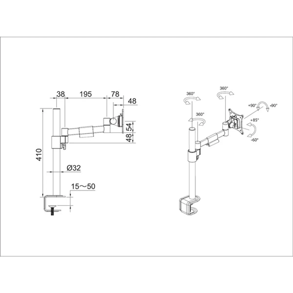MULTIBRACKETS 7350073735167 falitartó 100x100 VESA #6