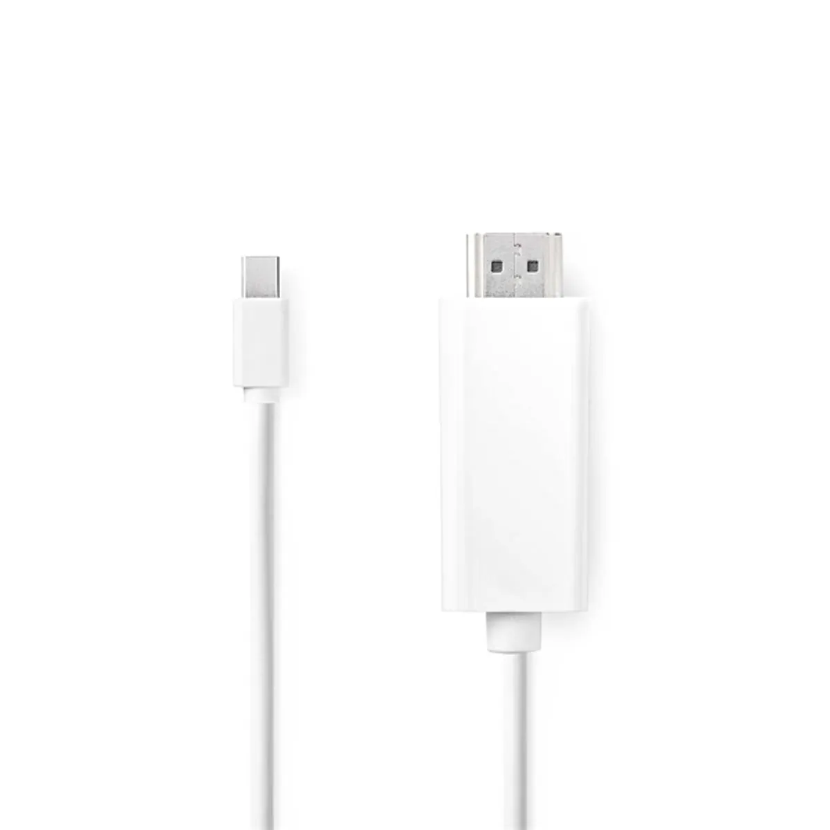 NEDIS CCGL37600WT20 Mini DisplayPort-HDMI kábel 2,00 m fehér DisplayPort 1.2 1080p60Hz #1