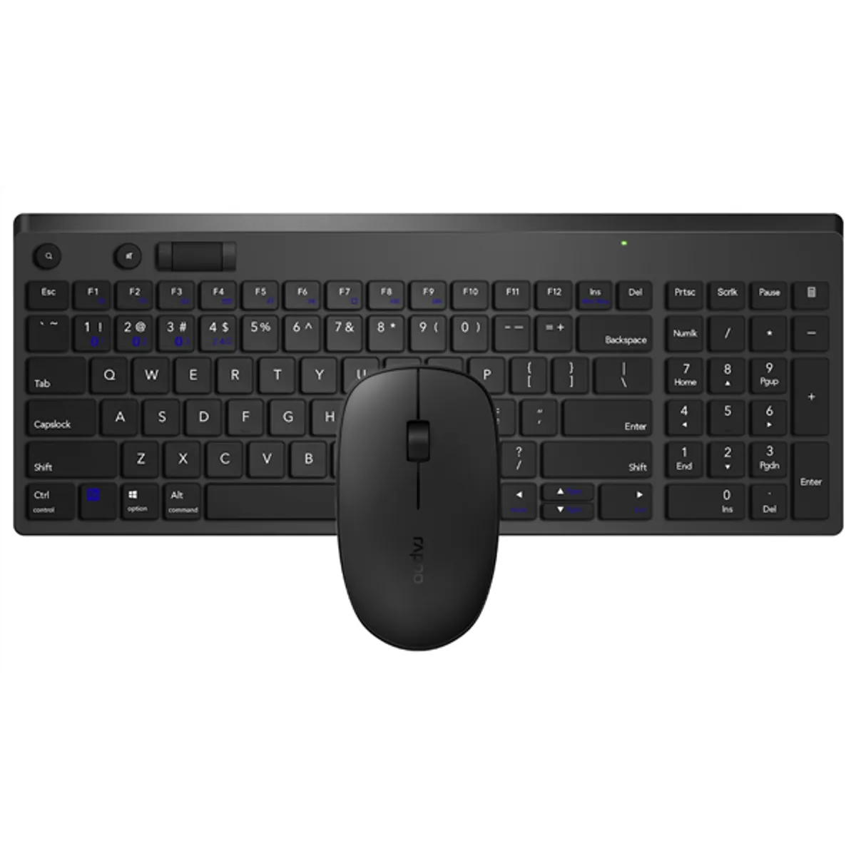 RAPOO 00192502 8050T multimode hu bluetooth és 2,4 gigahertz billentyűzet egér szett 1300 dpi 3 gomb #4