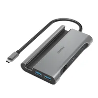 Hama 00200143 7in1 USB-C dokkoló 4K HDMI USB PD 1Gbps Ethernet 100W