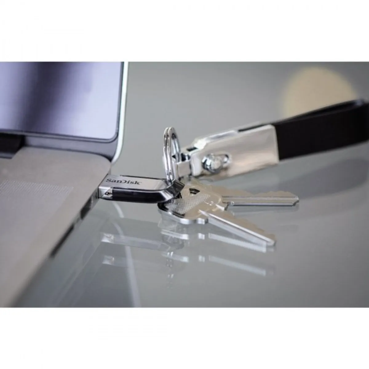 SANDISK 00139790 Cruzer Ultra Flair 128 GB USB 3.0 ezüst-fekete jelszavas védelem 128 bit AES #2