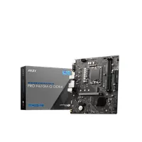 MSI PCC PRO H610M-G DDR4 mATX LGA1700 2xDDR4 64GB PCIe 3.0 x16 HDMI DisplayPort D-Sub SATA 4 M.2 USB 3.0 USB 3.1 LAN 1 Gbps 7.1 HD audio #1