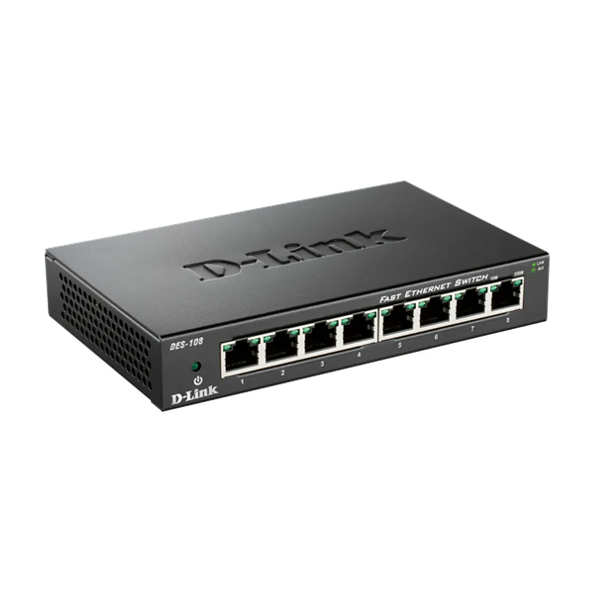 DLINK DES-108/E 8-portos 100 Mbps rögzített kapcsoló 1.6 Gbps #1
