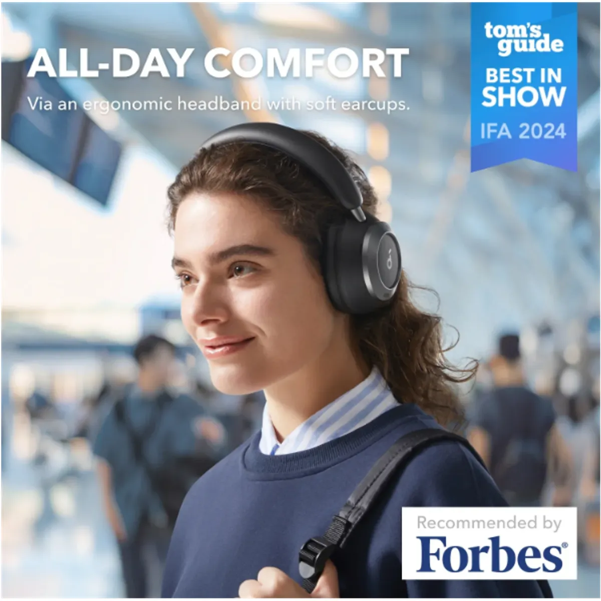 ANKER A3062G11 Soundcore Space One Pro Vezeték nélküli Aktív zajszűrő Összecsukható #6
