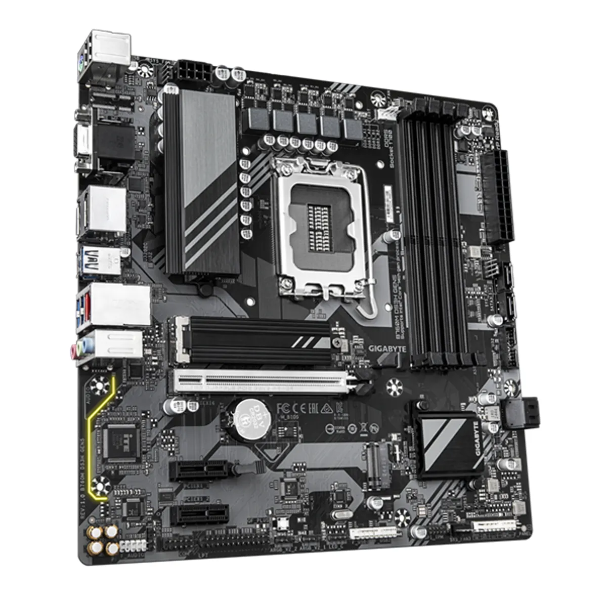 GIGABYTE B760M DS3H GEN5 LGA1700 DDR5 256GB PCIe5.0 x16 M2 PCIe4.0 x4 4xSATA 2.5GbE HDMI DP MicroATX #1