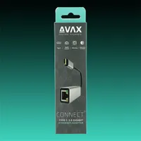 AVAX AVAX_AD604 USB-C Ethernet adapter Átalakító Vég1 USB-C Vég2 Ethernet