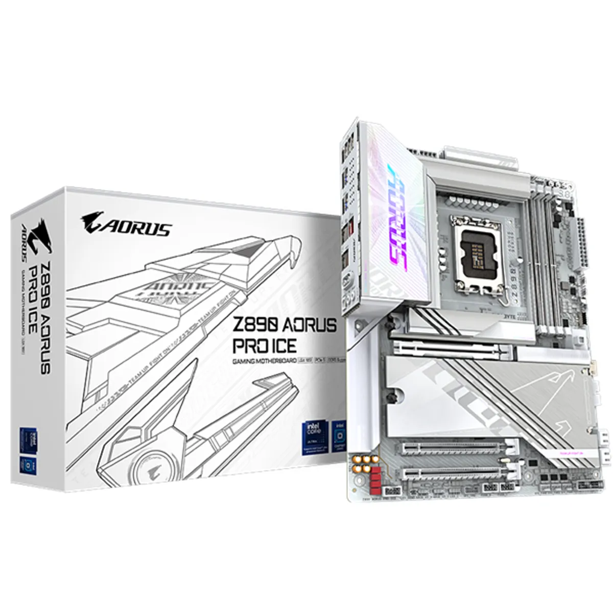 Gigabyte Z890 AORUS PRO ICE Aorus Pro Ice DDR5 256GB WiFi 7 BE200 ATX #1