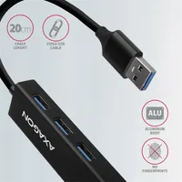 AXAGON HMA-GL3A 3-portos usb hub és gigabit lan usb 3.2 gen 1 #5