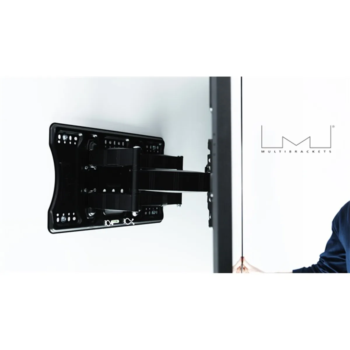 MULTIBRACKETS 7350022739697 M VESA Super Slim Tilt és Turn Plus HD 40-86" 400x400 Fekete 65 kg #7